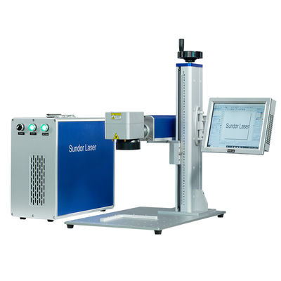CE ISO CO2 Cattle Ear Tag Machine UV Color Printer Fiber Laser Marking Machine